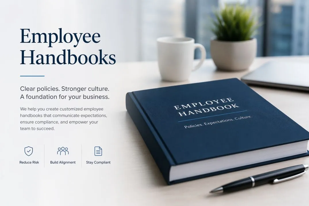 Employee handbook requirements and HR compliance documents