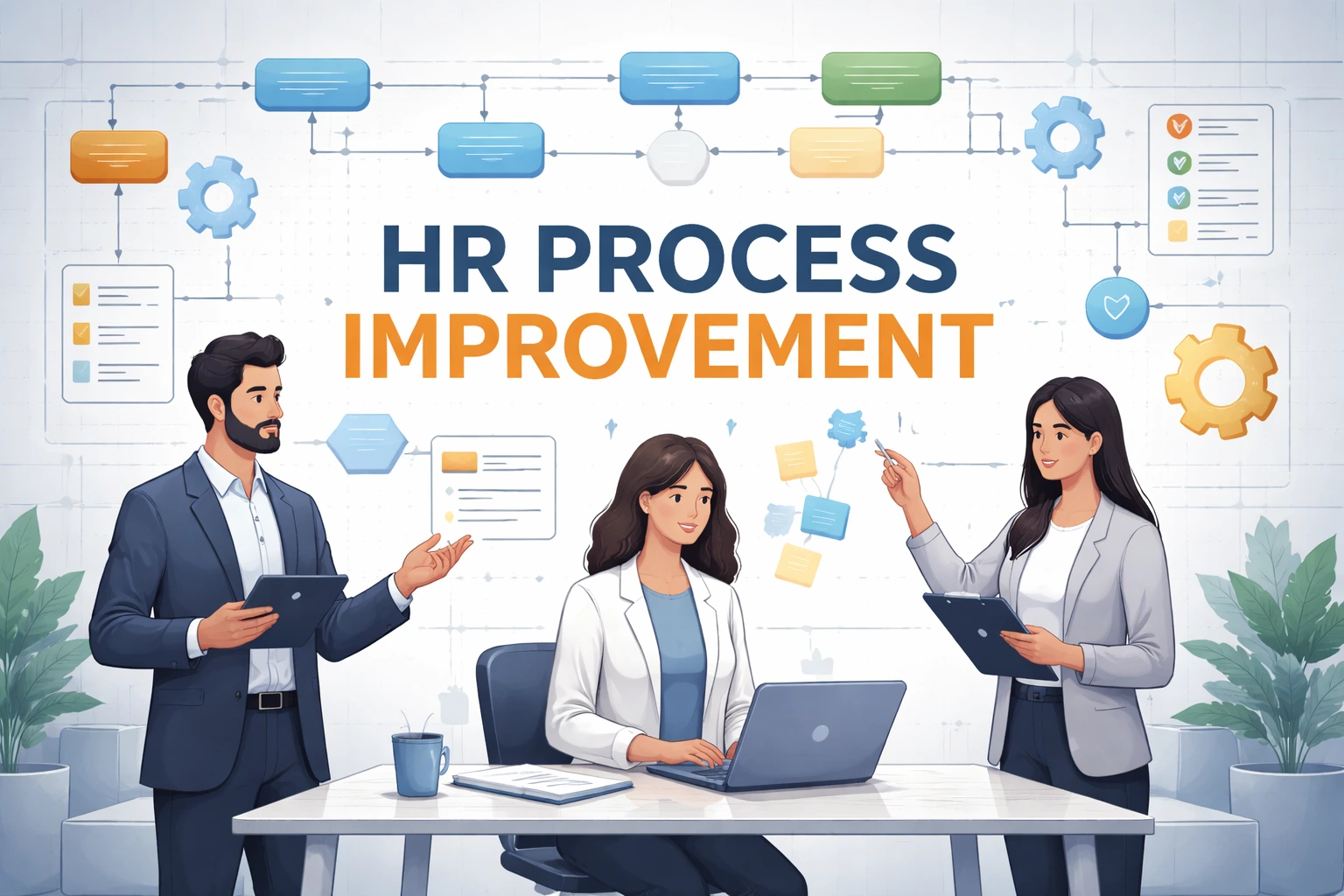 HR process improvement workflow